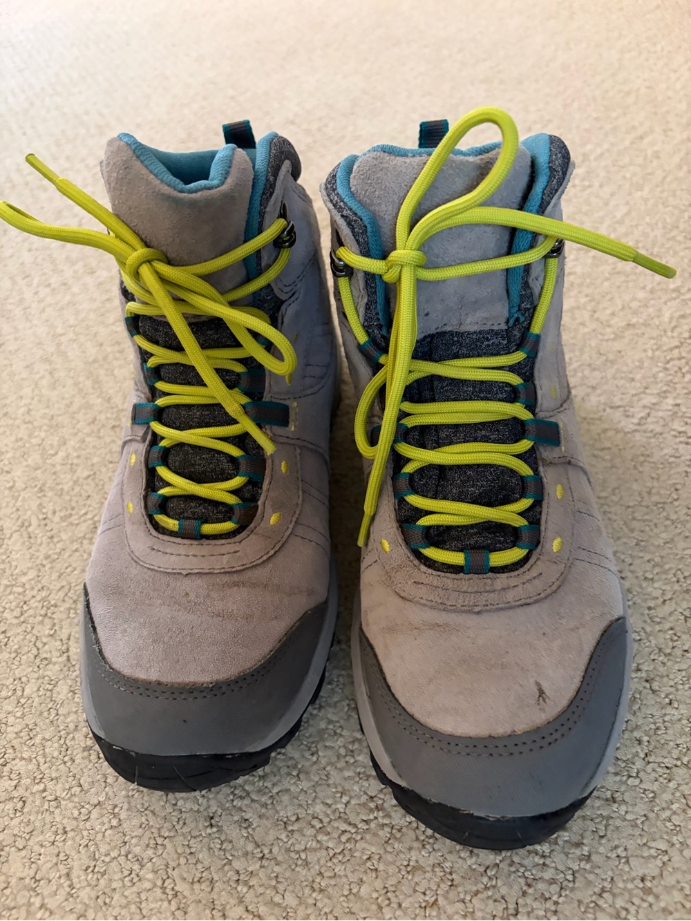 Duluth Trading Co Gray Jill Pine Waterproof Lace-Up Hiking Boots